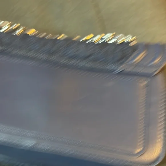 Elegant denim Blue Quilted Bag Set Bradley mischka bundle - Picture 5 of 11